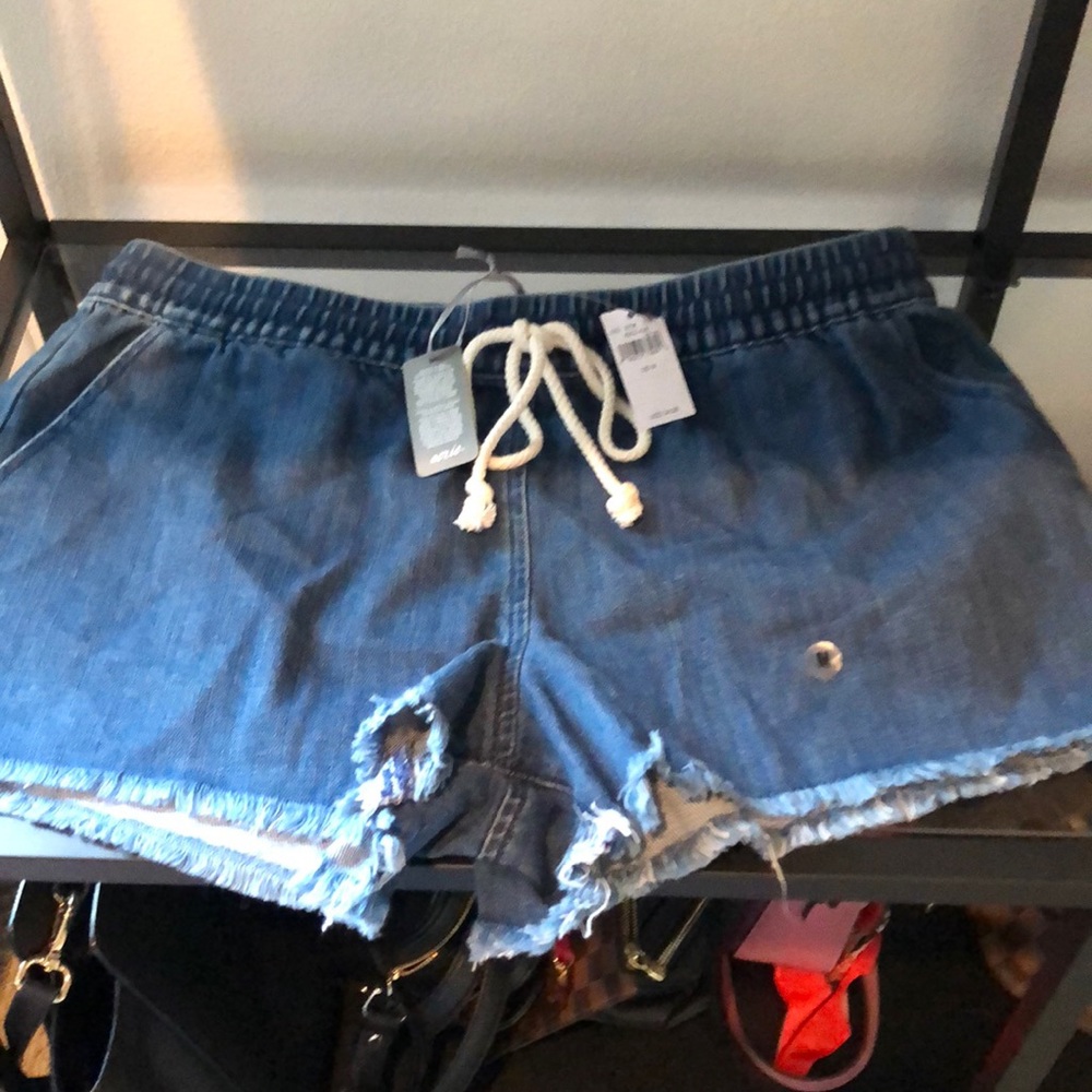 Aerie denim stretch shirt size M